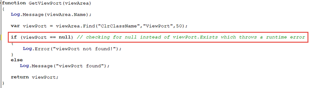 Check viiewPort for not null.png