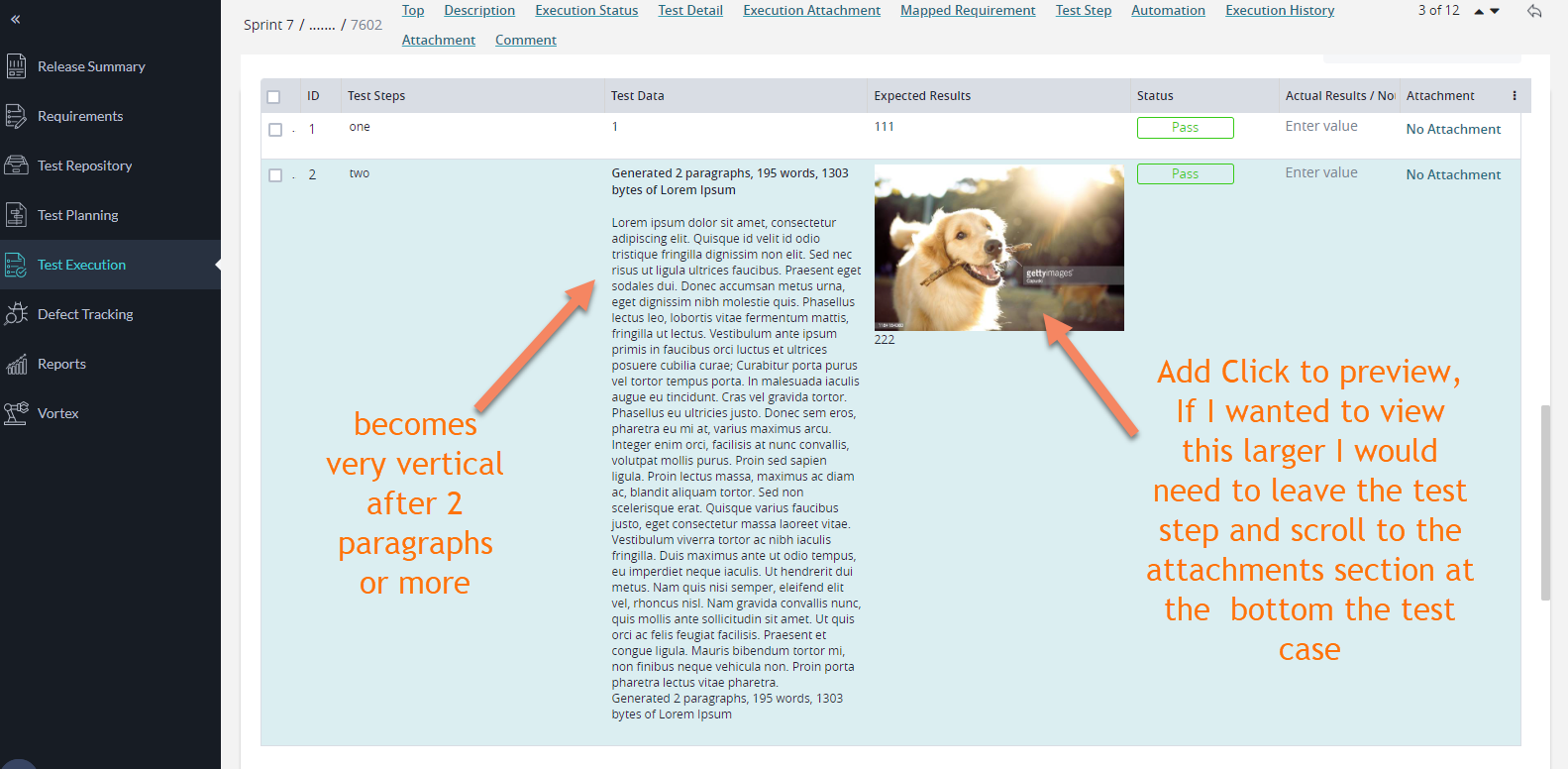 Add features to collapse and preview test steps in Test Execution ...
