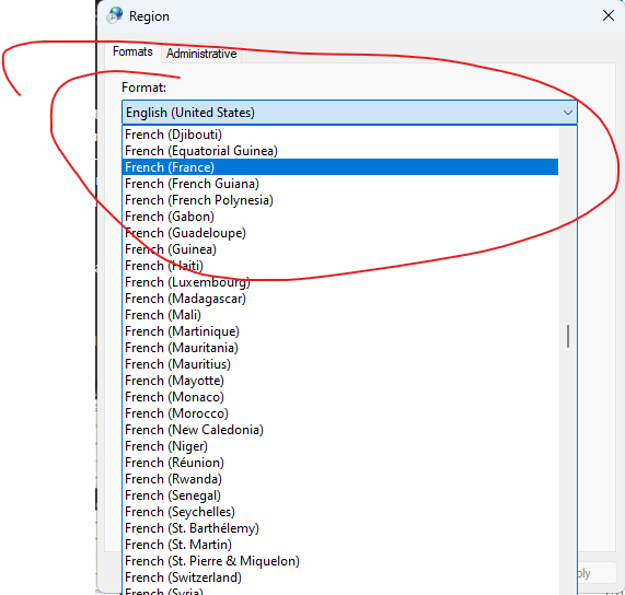 Change the OS region format all at once | SmartBear Community